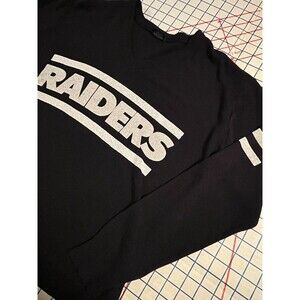 VTG 90’s Los Angeles Oakland Raiders NFL Long Sleeve V Neck Sweater SMALL Garan